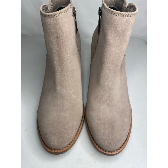 Blondo Womens Waterproof Gray Ankle Booties Chunky Heel Western Country Size 8.5 - Picture 3 of 16